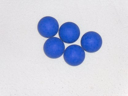 Minigolfbälle, 5 glatte blaue Anlagenbälle