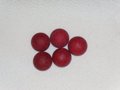 Minigolfbälle, 5 glatte rote Anlagenbälle