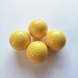 Adventure Golfbälle gelb, Minigolfbälle 4 Stück