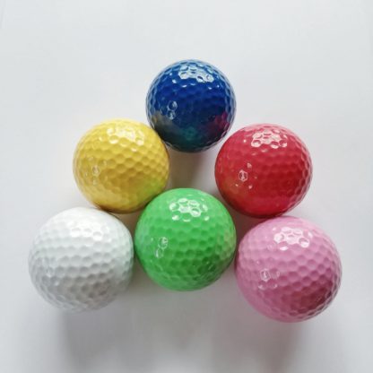 Adventure Golfbälle in versch. Farben, Minigolfbälle 6 Stück
