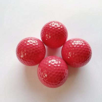 Adventure Golfbälle rot, Minigolfbälle 4 Stück