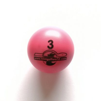 Minigolfball Nr. 3, Spezialball für Hobbyspieler