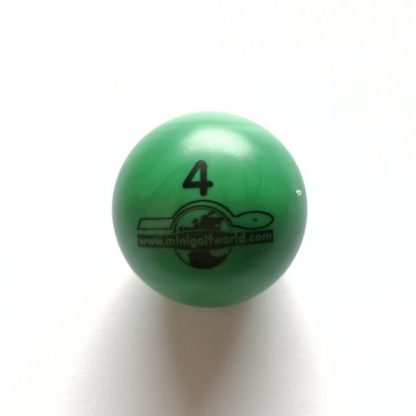 Minigolfball Nr. 4, Spezialball für Hobbyspieler