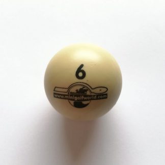 Minigolfball Nr. 6, Spezialball für Hobbyspieler