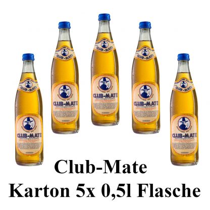 Club-mate das Original 5 Flaschen je 0,5l