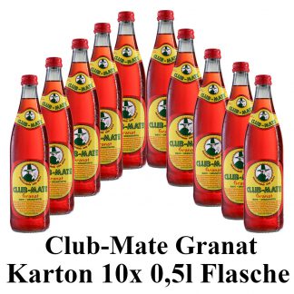 Club-mate Granatapfel 10 Flaschen je 0,5l