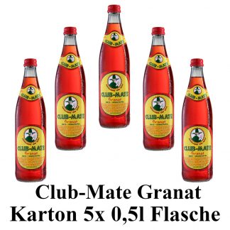 Club-mate Granatapfel 5 Flaschen je 0,5l