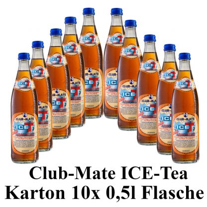 Club-mate ICE Tea Kraftstoff 10 Flaschen je 0,5l