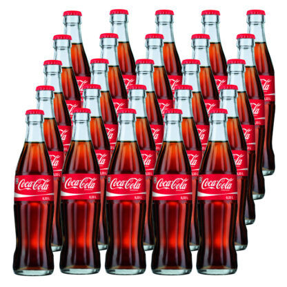 Coca Cola das Original 25 Flaschen je 0,33l