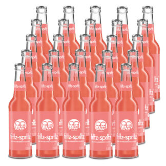 fritz-spritz Bio-Rhabarberschorle 25 Flaschen je 0,33l