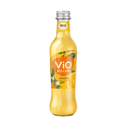 Vio Bio Limo Orange 0,3l Glasflasche