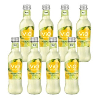 Vio Bio Limo Zitrone & Limette 8 Flaschen je 0,3l