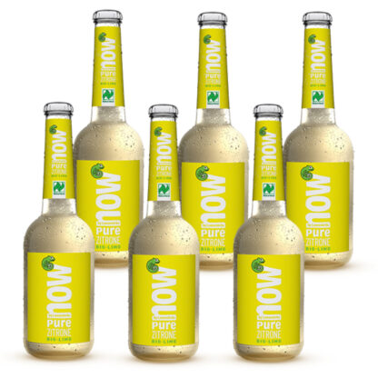 Now Pure Zitrone Bio Limonade by Lammsbräu 6 Flaschen