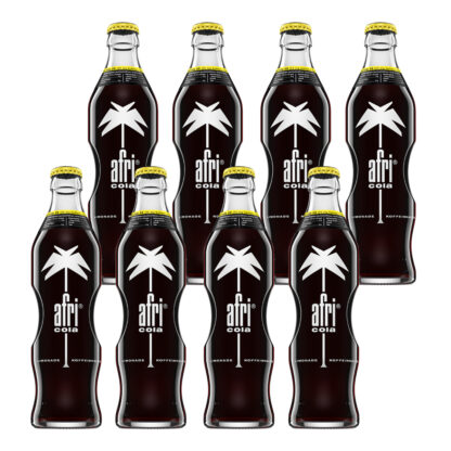 Afri Cola Limonade 25mg Koffein 8 Flaschen je 0,33l