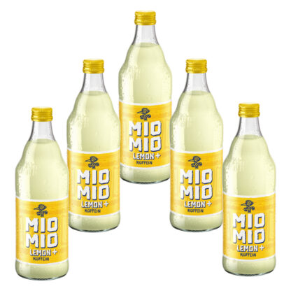 Mio Mio Lemon + Koffein 5 Flaschen je 0,5l