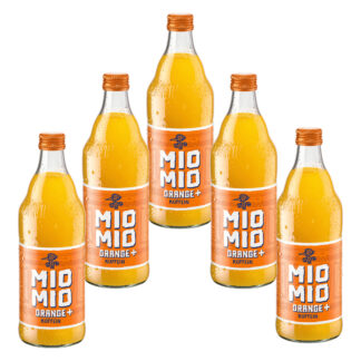Mio Mio Orange + Koffein 5 Flaschen je 0,5l