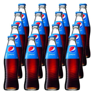 Pepsi Cola das Original 16 Glasflaschen je 0,2l