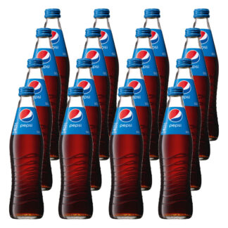 Pepsi Cola das Original 16 Glasflaschen je 0,33l