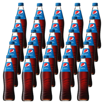 Pepsi Cola das Original 25 Glasflaschen je 0,33l