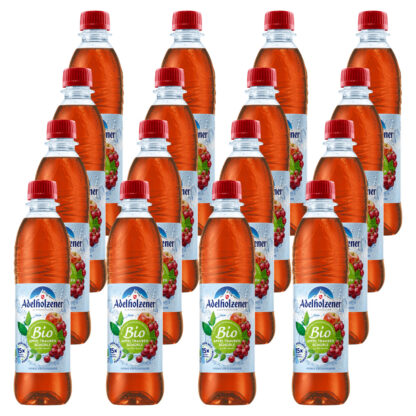 Adelholzener Bio Apfel Traubenschorle 16 Flaschen je 0,5l