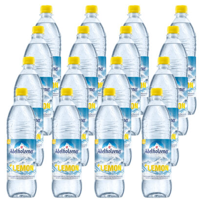 Adelholzener +Lemon Mineralwasser 16 Flaschen je 0,5l