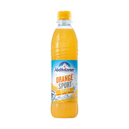 Adelholzener Orange Sport Iso 0,5l PET Flasche