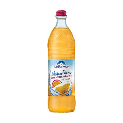 Adelholzener Bleib in Form Maracuja Orange 0,75l Flasche
