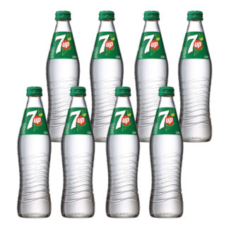 7up Zitronen Limonade 8 Glasflaschen je 0,33l